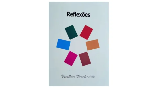 Livro de Reflexões do escritor Cavalheiro Verardo Neto contendo 44 páginas